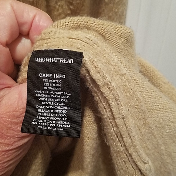 WhoWhatWear tan cardigan - Picture 4 of 6